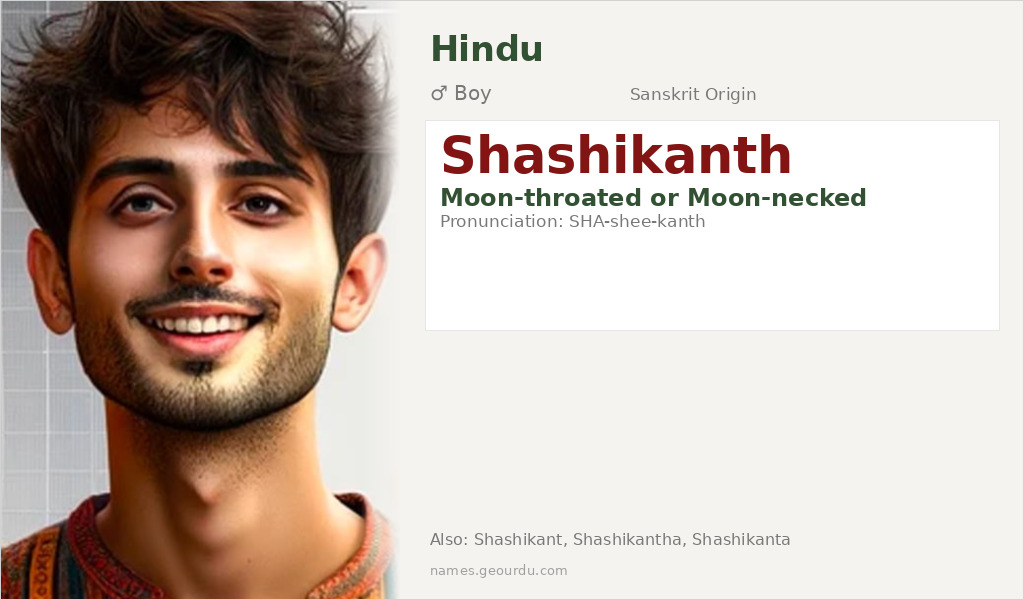Shashikanth Name Meaning and Details
