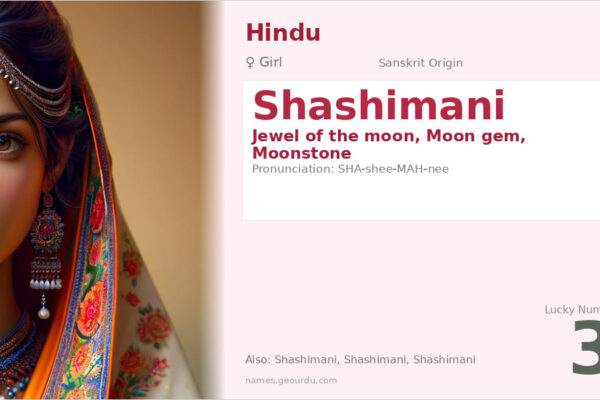 Shashimani Name Meaning — Sanskrit Origin, Girl Hindu Name & Details (2025)