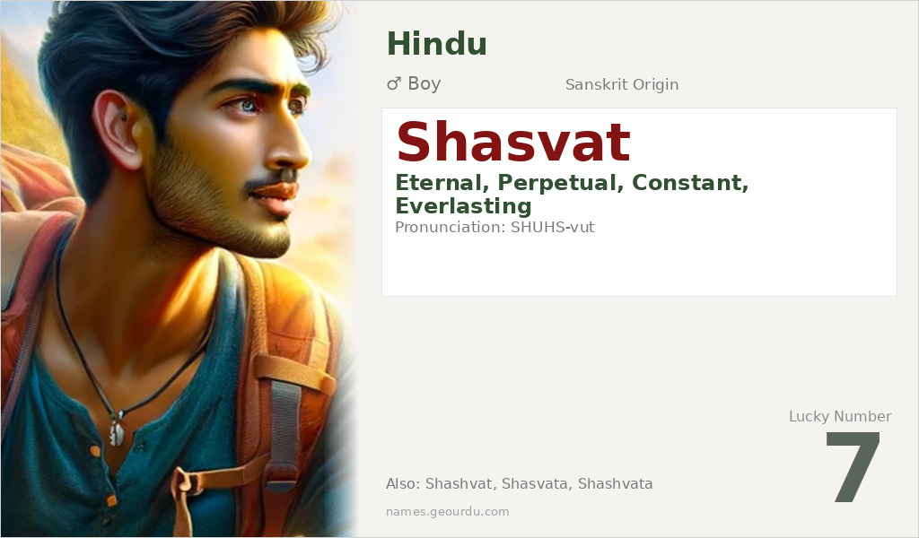 Shasvat Name Meaning and Details