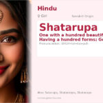 Shatarupa Name Meaning and Details