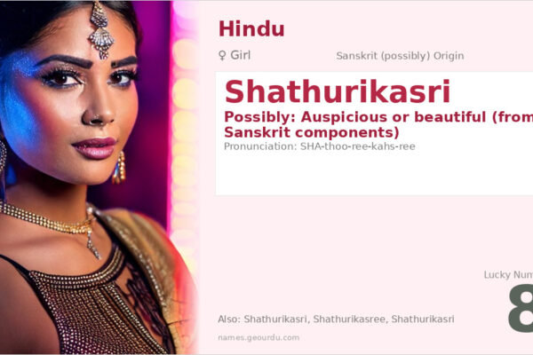 Shathurikasri Meaning — Origin, Gender & Details (2025)