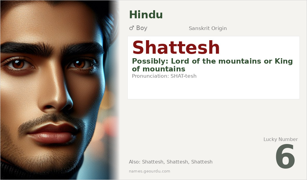 Shattesh Name Meaning and Details