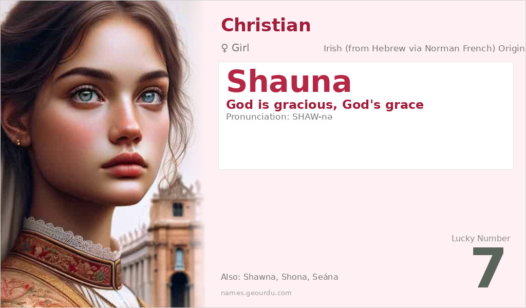 Shauna Name Meaning and Details
