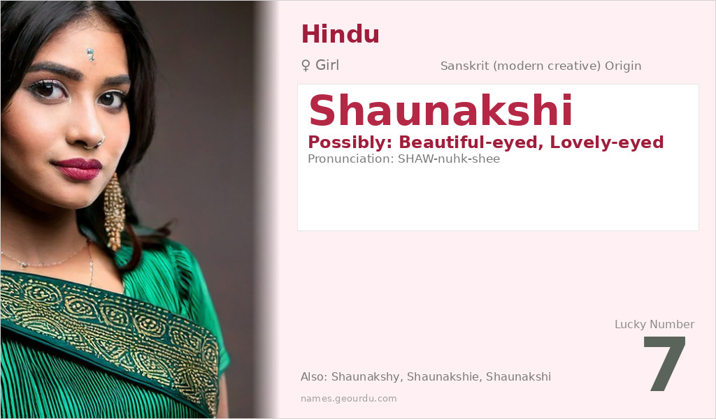 Shaunakshi Name Meaning and Details