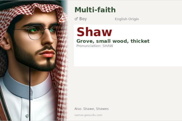 Shaw Name Meaning — Origin, Gender & Details (2025)