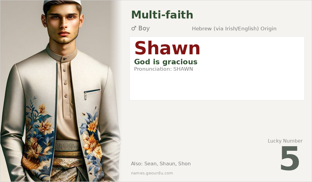 Shawn Name Meaning and Details