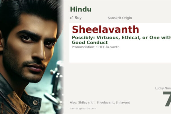 Sheelavanth Name Meaning — Origin, Gender & Details (2025)