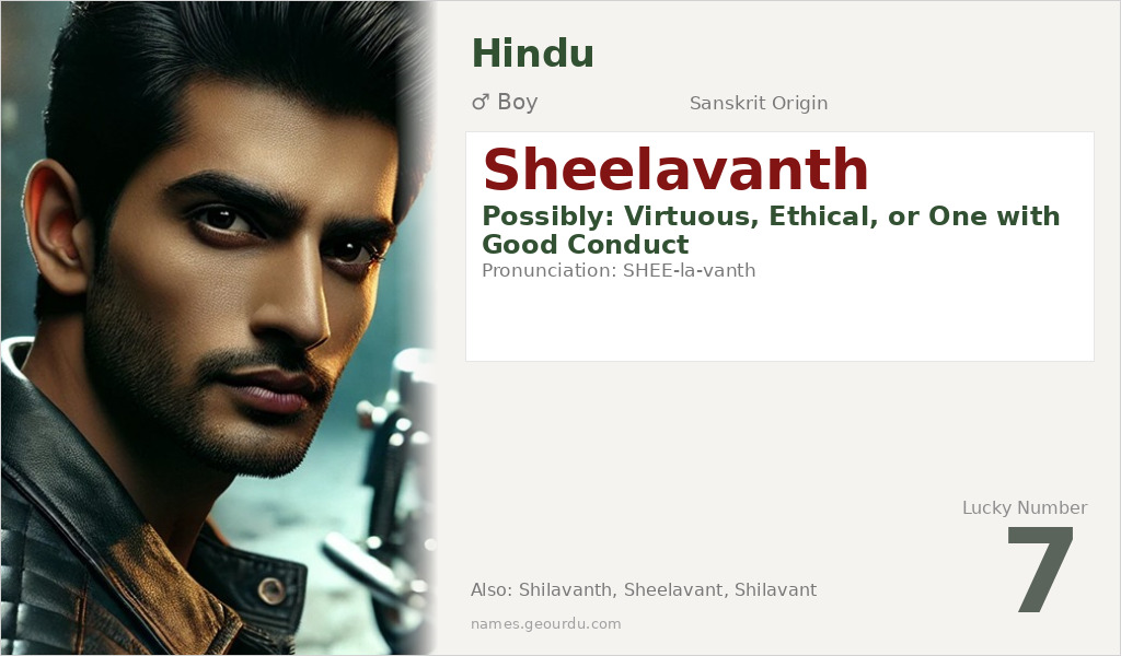 Sheelavanth Name Meaning and Details