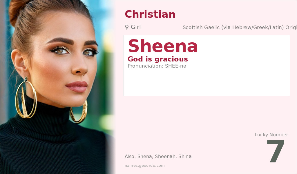 Sheena Name Meaning and Details