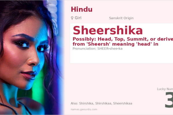 Sheershika Name Meaning — Origin, Gender & Details (2025)