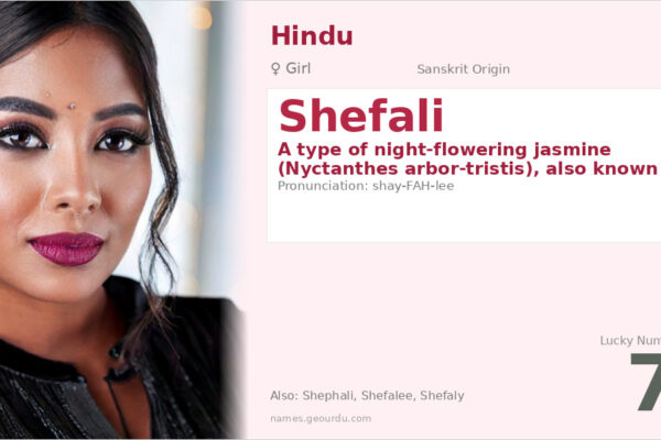 Shefali Name Meaning — Sanskrit Origin, Girl Name & Details (2025)