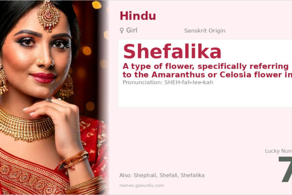 Shefalika Name Meaning — Sanskrit Origin, Girl Name & Details (2025)