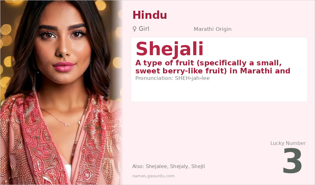 Shejali Name Meaning and Details