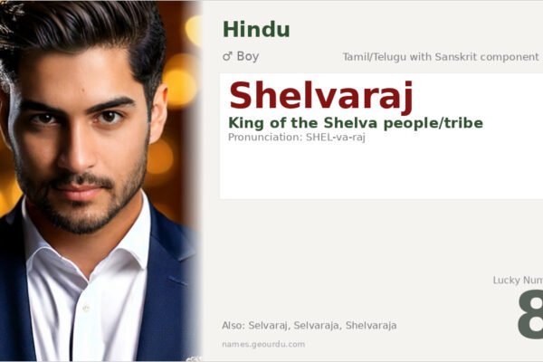 Shelvaraj Name Meaning — Origin, Gender & Details (2025)