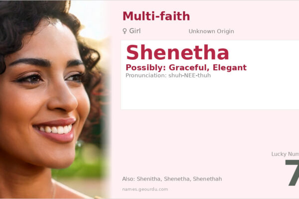 Shenetha Name Meaning — Origin, Gender & Details (2025)
