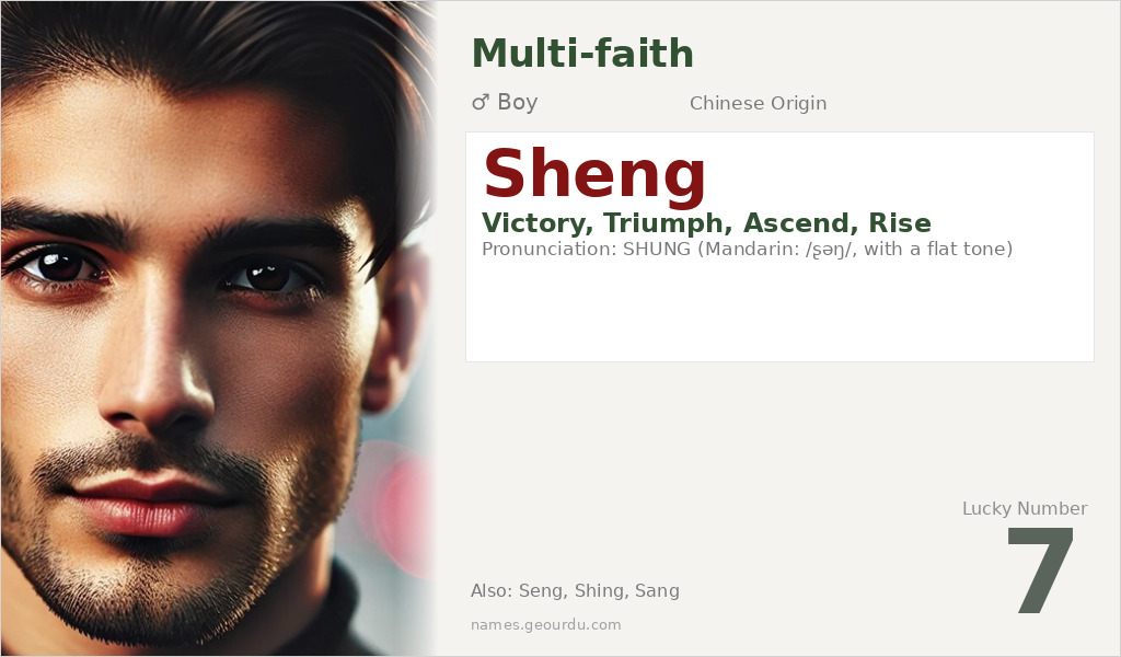 Sheng Name Meaning and Details