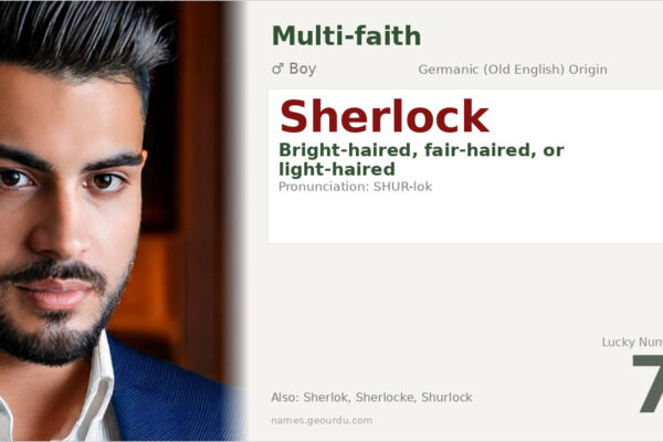 Sherlock Name Meaning — Origin, Gender & Details (2025)