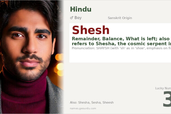 Shesh Name Meaning — Sanskrit Origin, Hindu Mythology & Details (2025)