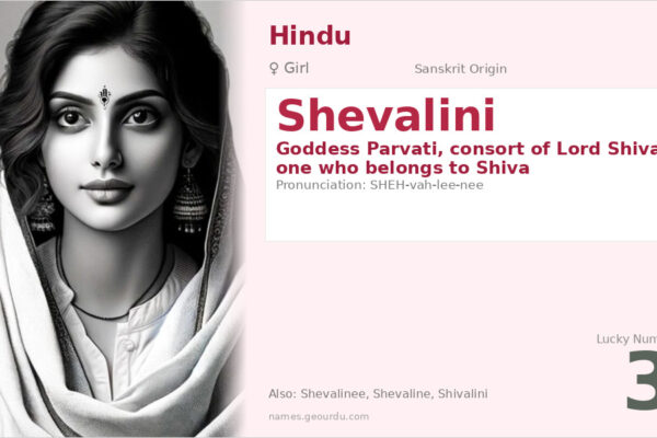 Shevalini Name Meaning — Goddess Parvati, Origin & Details (2025)