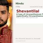 Shevantilal Name Meaning and Details