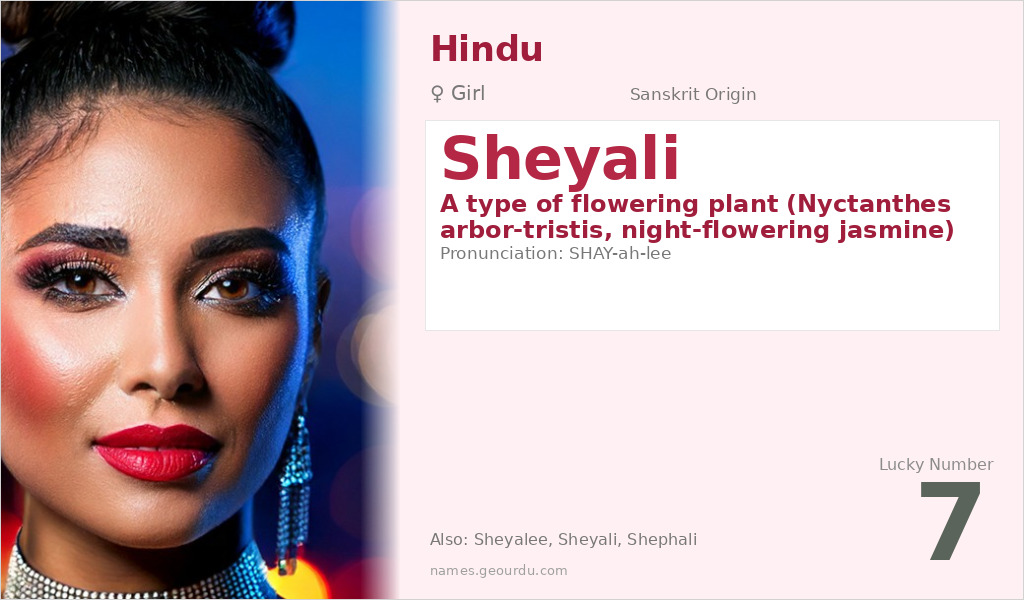 Sheyali Name Meaning and Details