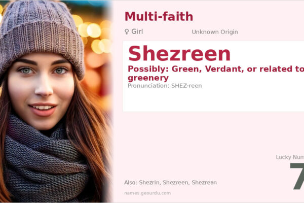 Shezreen Name Meaning — Origin, Gender & Details (2025)