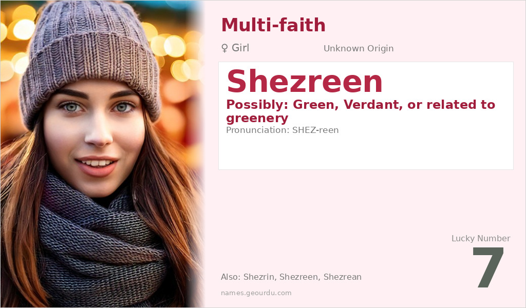 Shezreen Name Meaning and Details