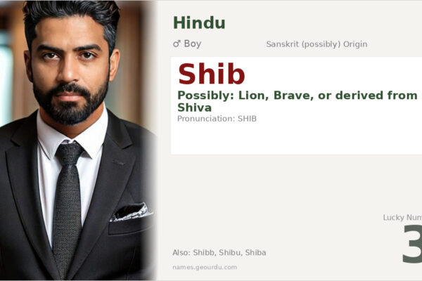 Shib Name Meaning — Origin, Gender & Details (2025)