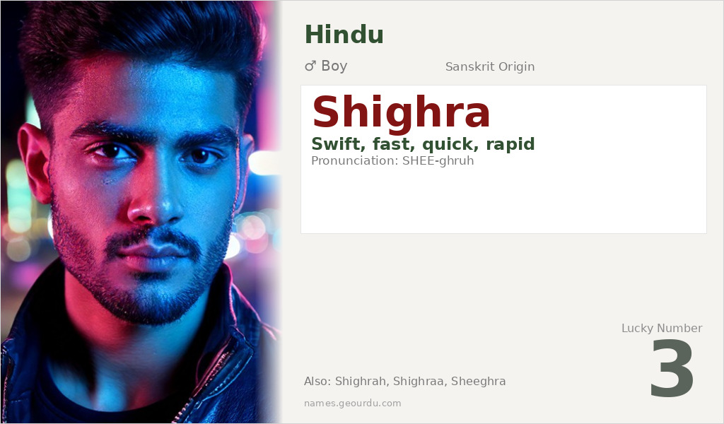Shighra Name Meaning and Details