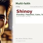 Shinoy Name Meaning and Details