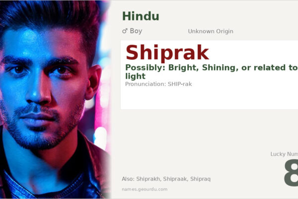 Shiprak Name Meaning — Origin, Gender & Details (2025)