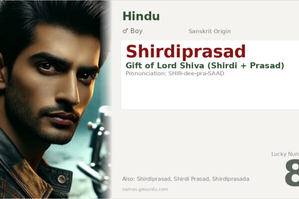 Shirdiprasad Meaning — Hindu Boy Name Origin & Details (2025)