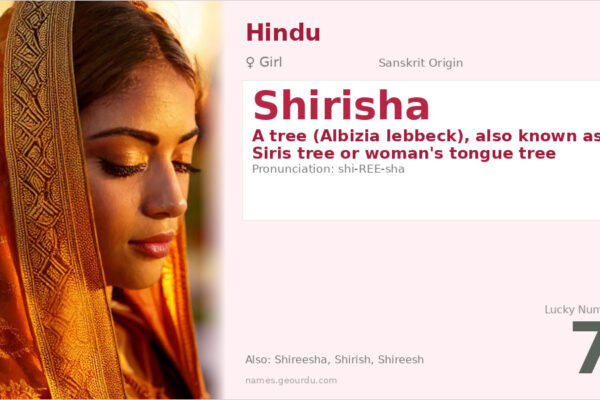 Shirisha Name Meaning — Sanskrit Origin, Girl Name & Tree Symbolism (2025)