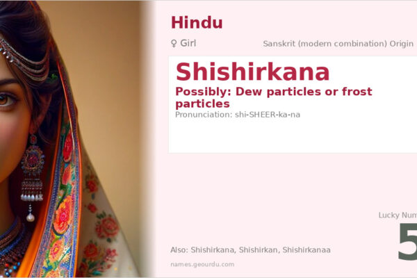 Shishirkana Meaning — Origin, Gender & Details (2025)