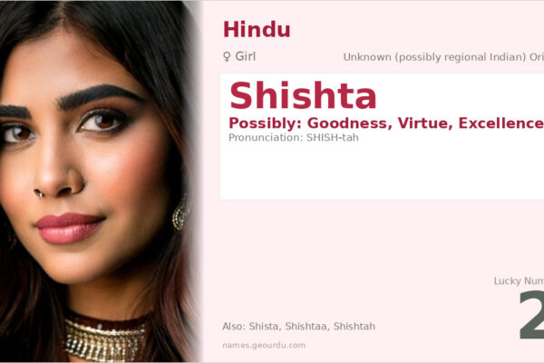 Shishta Name Meaning — Origin, Gender & Details (2025)
