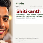Shitikanth Name Meaning and Details