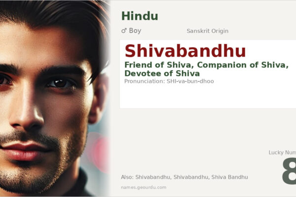 Shivabandhu Meaning — Origin, Gender & Details (2025)