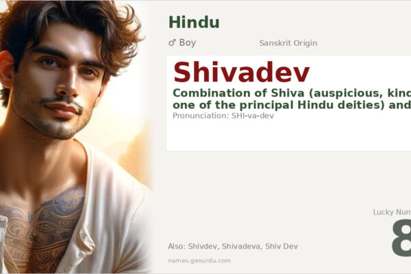 Shivadev Name Meaning — Sanskrit Origin, Boy Name & Details (2025)