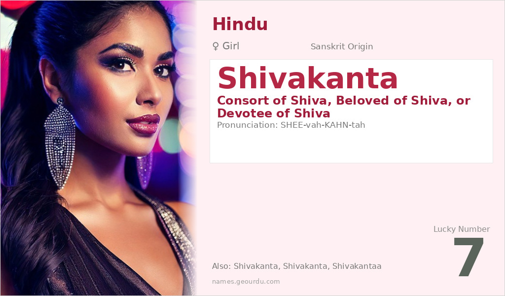 Shivakanta Name Meaning and Details