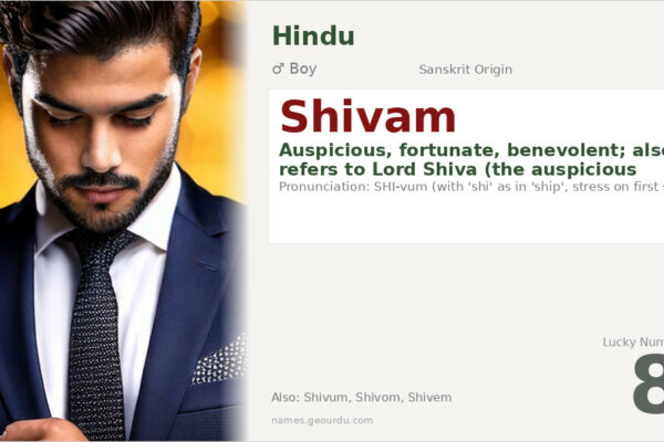 Shivam Name Meaning — Sanskrit Origin, Boy Name & Details (2025)