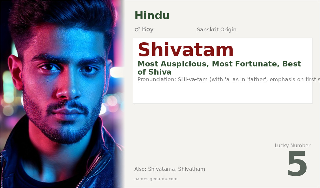 Shivatam Name Meaning and Details
