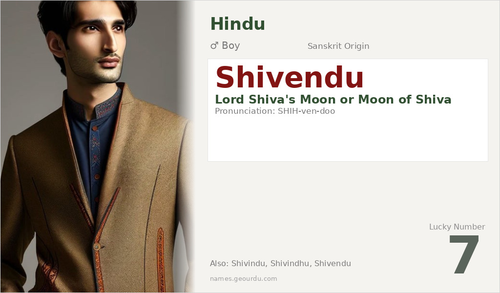 Shivendu Name Meaning and Details