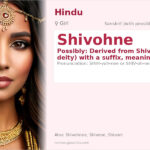 Shivohne Name Meaning and Details