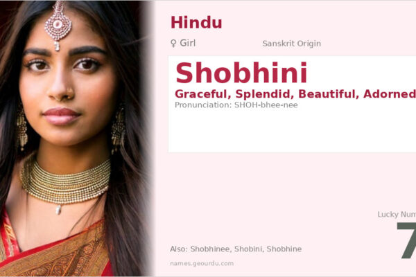 Shobhini Name Meaning — Sanskrit Origin, Girl Name & Details (2025)