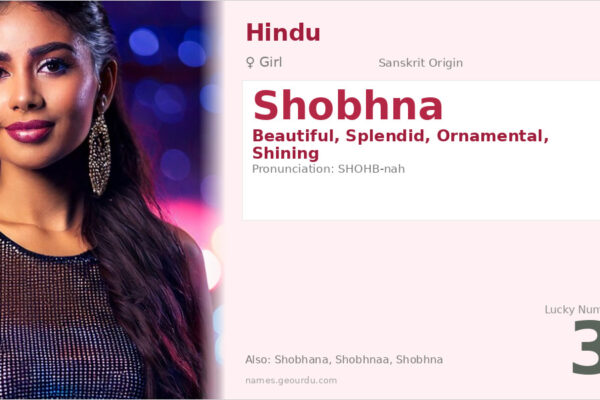 Shobhna Name Meaning — Sanskrit Origin, Girl Name & Details (2025)