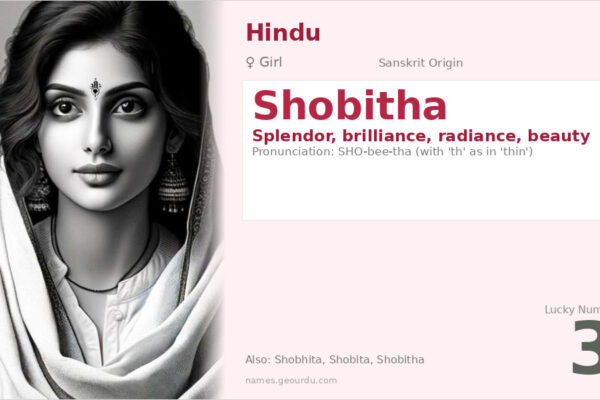 Shobitha Name Meaning — Sanskrit Origin, Girl Hindu Name & Details (2025)