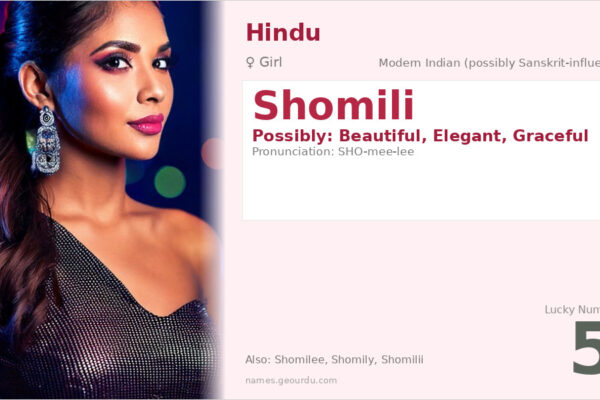 Shomili Name Meaning — Origin, Gender & Details (2025)