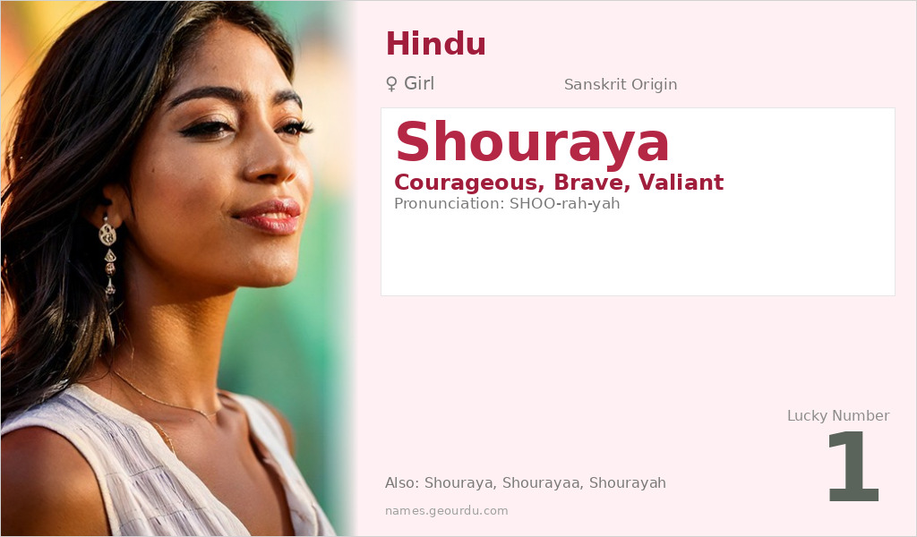Shouraya Name Meaning and Details