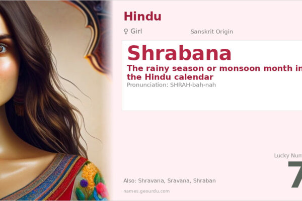 Shrabana Name Meaning — Sanskrit Origin, Hindu Girl Name & Details (2025)