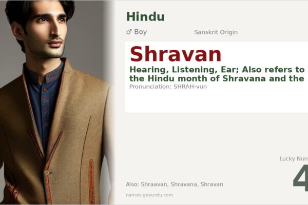 Shravan Name Meaning — Sanskrit Origin, Boy Hindu Name & Details (2025)